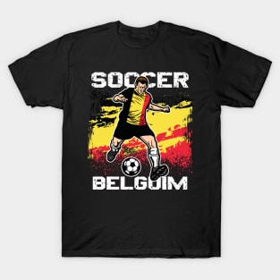 Belgium Soccer Futbol T-Shirt